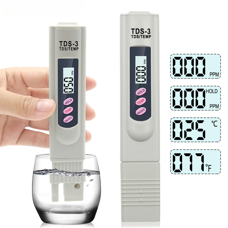 Fish Tank Filter - 1/3 Buah LCD Portabel Digital TDS