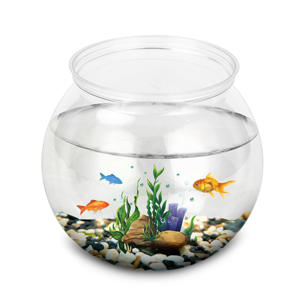 Betta Fish Tank - Mangkuk ikan plastik ukuran L M