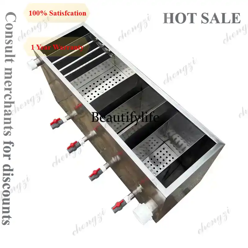 Fish Tank Filter - Kotak filter multifungsi baja tahan karat