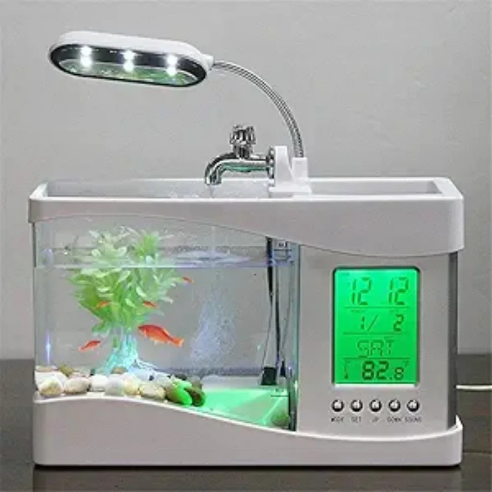 Aquarium Light - Tangki ikan Mini akuarium dengan pompa