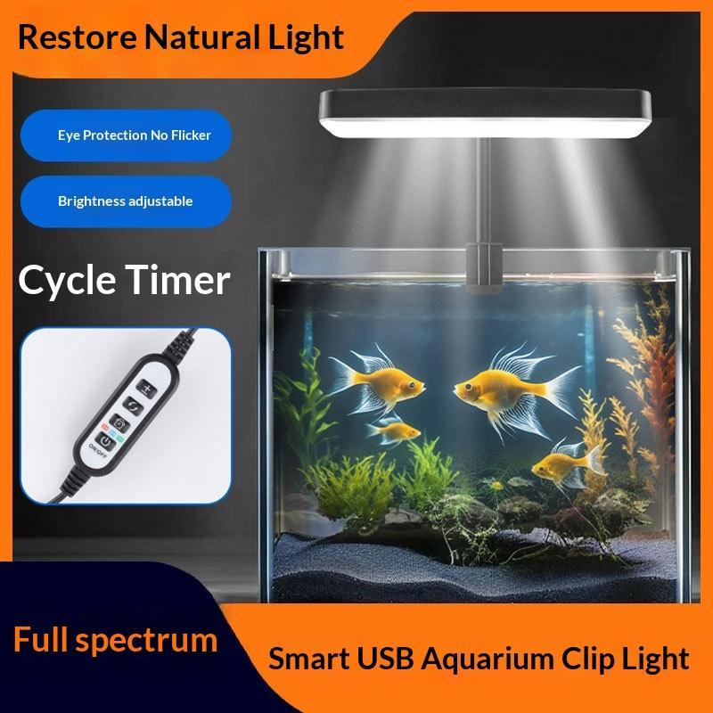 Aquarium Light - Lampu Akuarium LED Spektrum Penuh 360