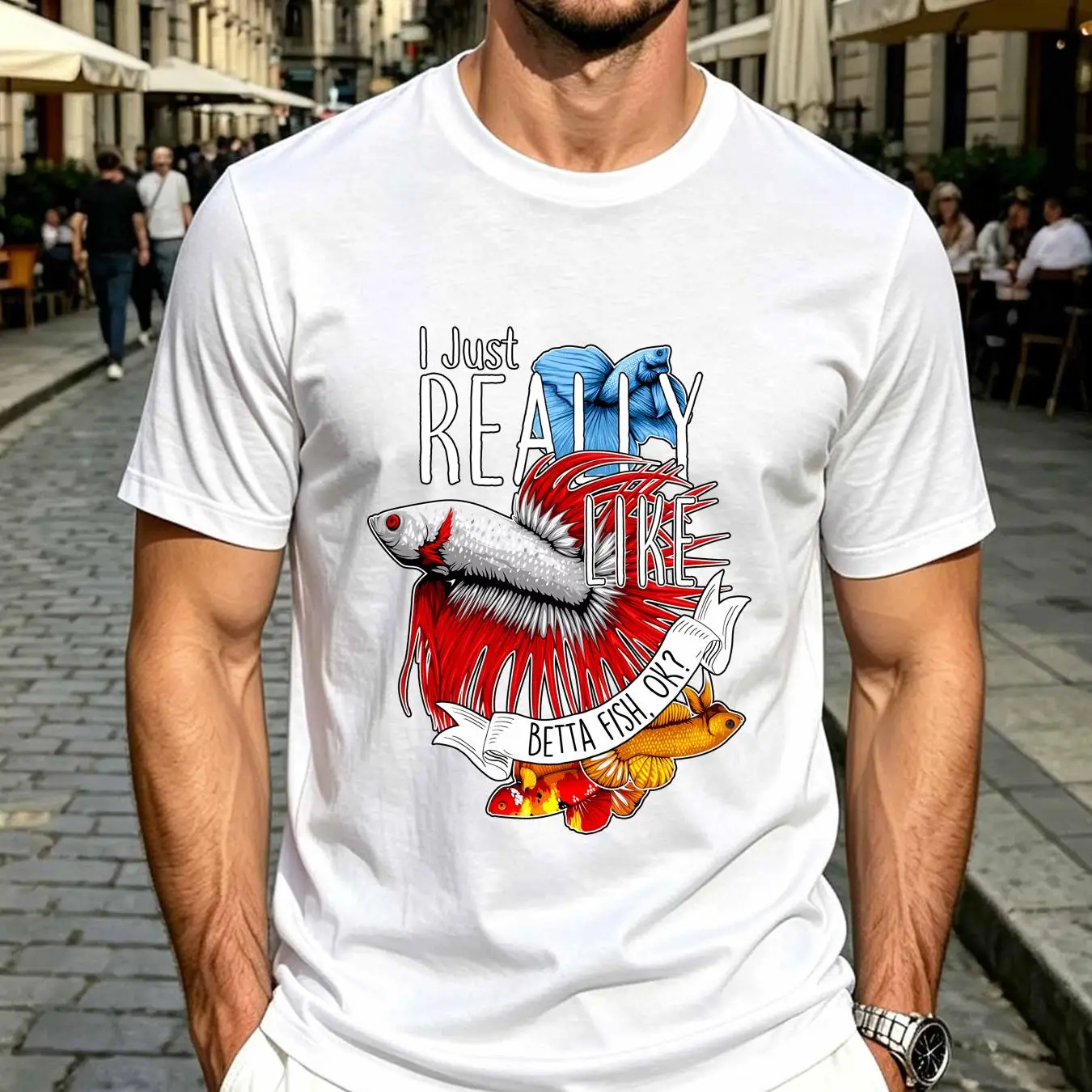 Kaos yang sudah dicuci, motif  - Aquarium Fish Keeping ulasan dan harga