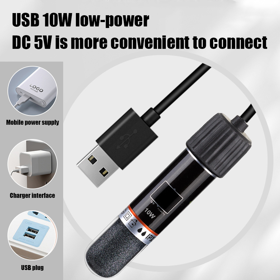 Batang Pemanas Akuarium Mini U - Fish Tank Heater ulasan dan harga