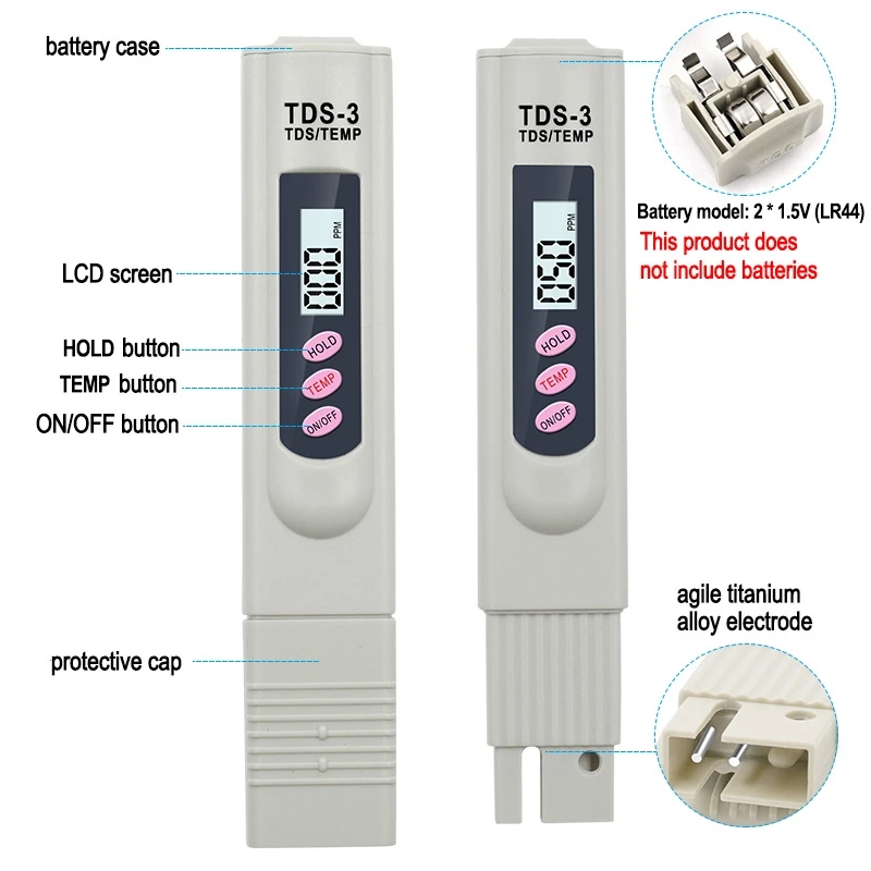 1/3 Buah LCD Portabel Digital  - Fish Tank Filter ulasan dan harga