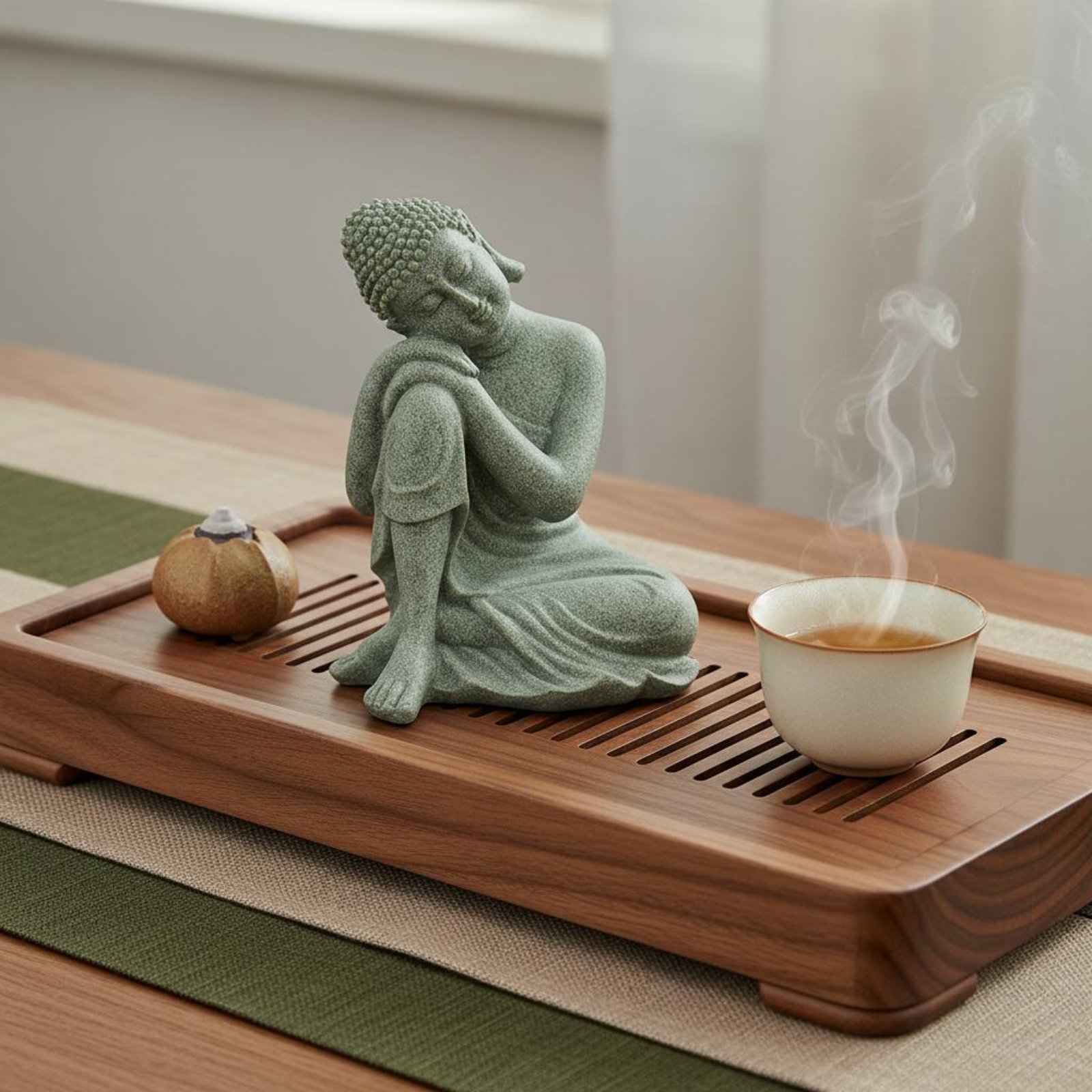 3 Buah Set Patung Buddha Batu  - Aquarium Decor ulasan dan harga
