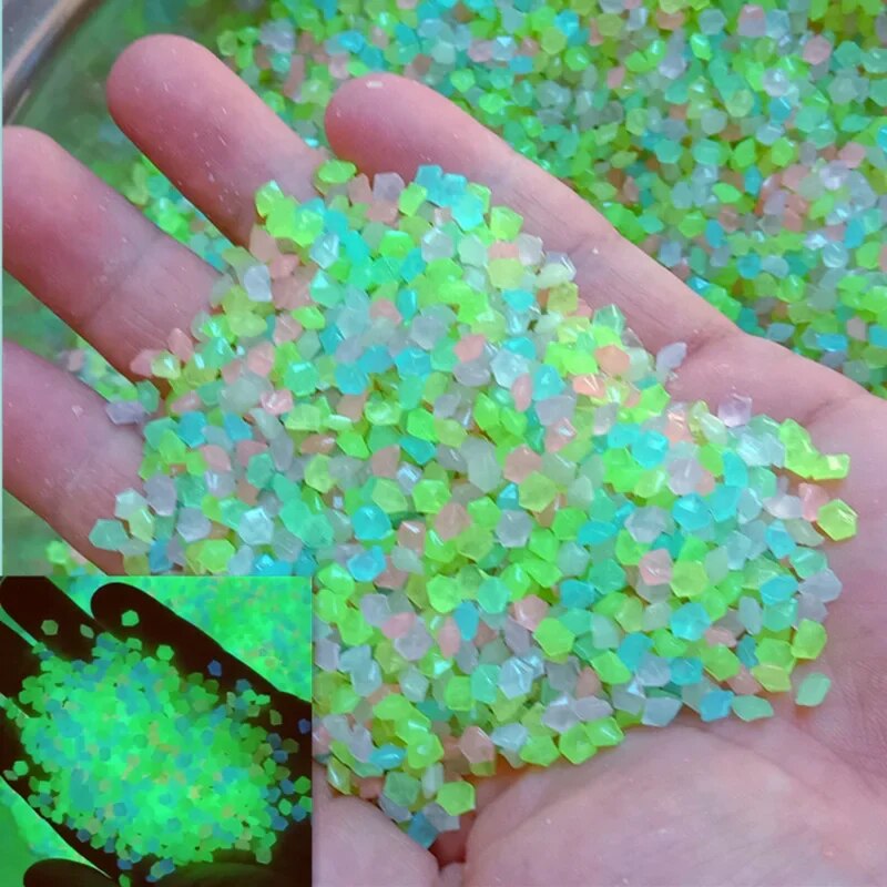 1000 buah 3-5mm pasir bercahay - Fish Tank Gravel ulasan dan harga
