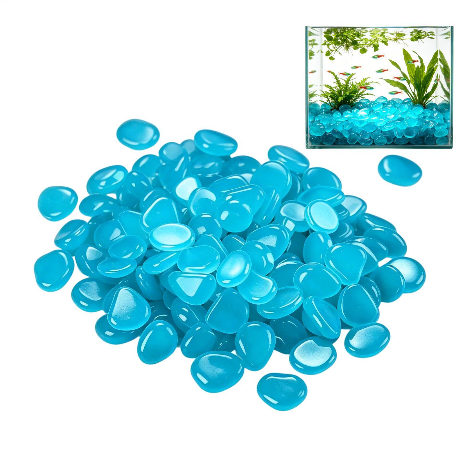 300 Buah Batu Resin Bercahaya  - Fish Tank Gravel ulasan dan harga