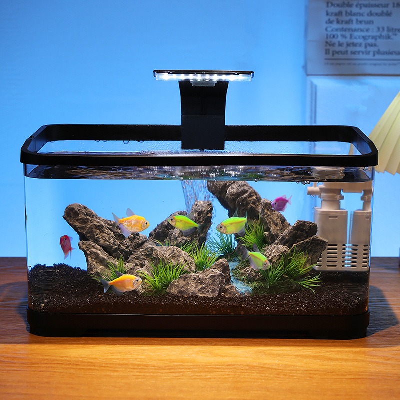 Akuarium meja dengan filter si - Fish Aquarium Home ulasan dan harga