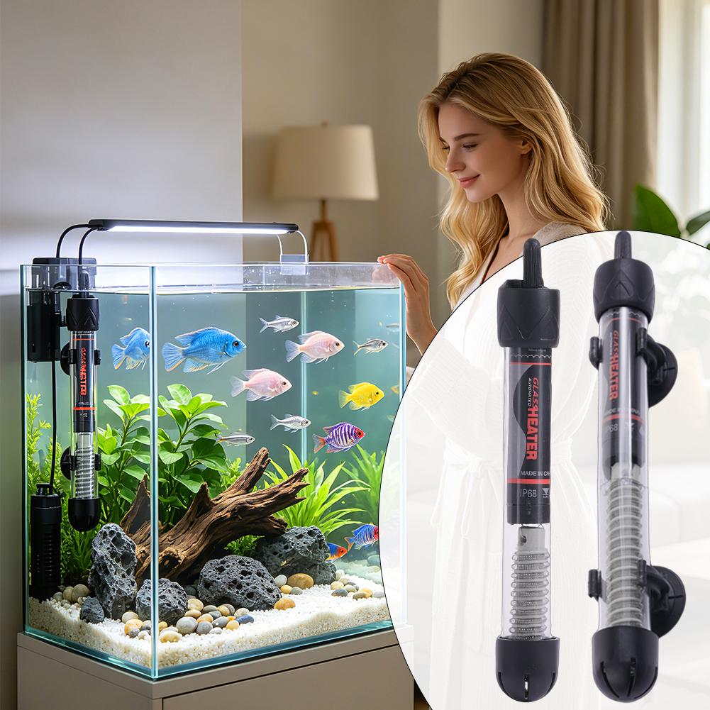 Pemanas Akuarium Otomatis Bata - Fish Tank Heater ulasan dan harga